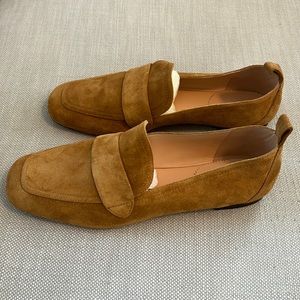 J. Crew Calf Suede Minimal Tab Loafer